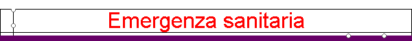 Emergenza sanitaria
